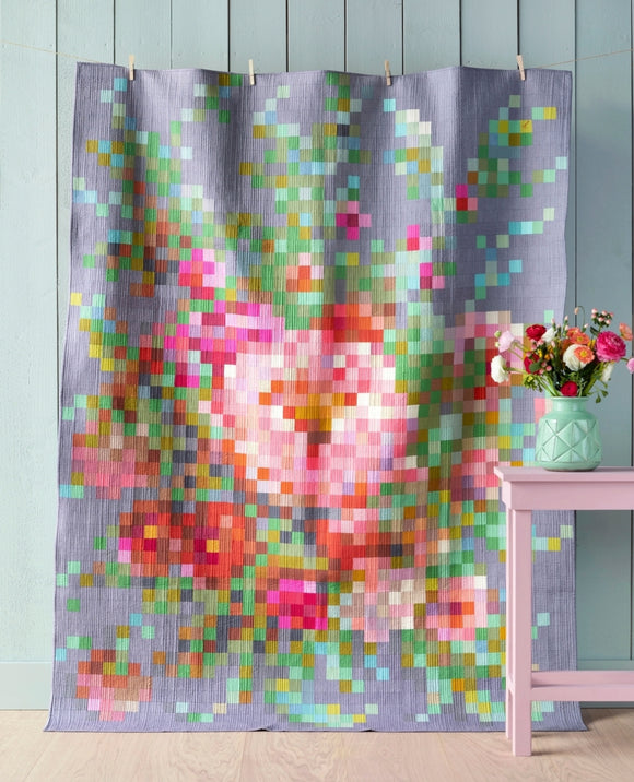 PRE-ORDER Flower Bouquet Embroidery Quilt Kit