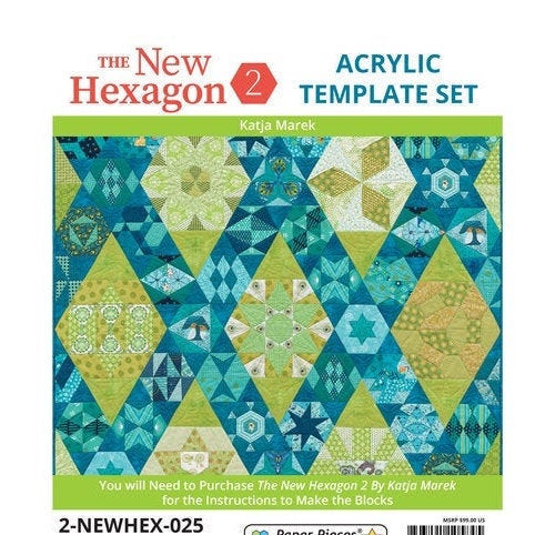 The New Hexagon 2 Complete Acrylic Template Set