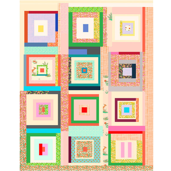 PRE-ORDER Housetop No. 6 Quilt Kit Forestburgh by Heather Ross
