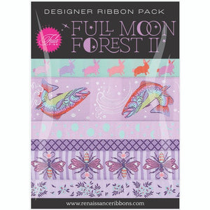 PRE-ORDER Full Moon Forest II Tula Pink 50th Collection Ribbon Pack in Blossom