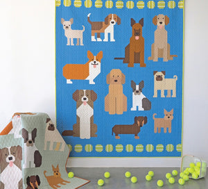 Pre-Order Dog Park Quilt Kit by Elizabeth Hartman