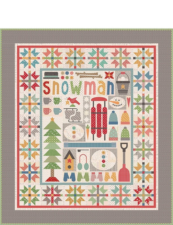 How To Build A Snowman Quilt Along Kit by Lori Holt