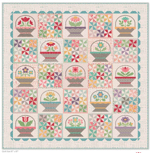 Pre-Order Flower Basket Sampler Quilt Kit by Lori Holt