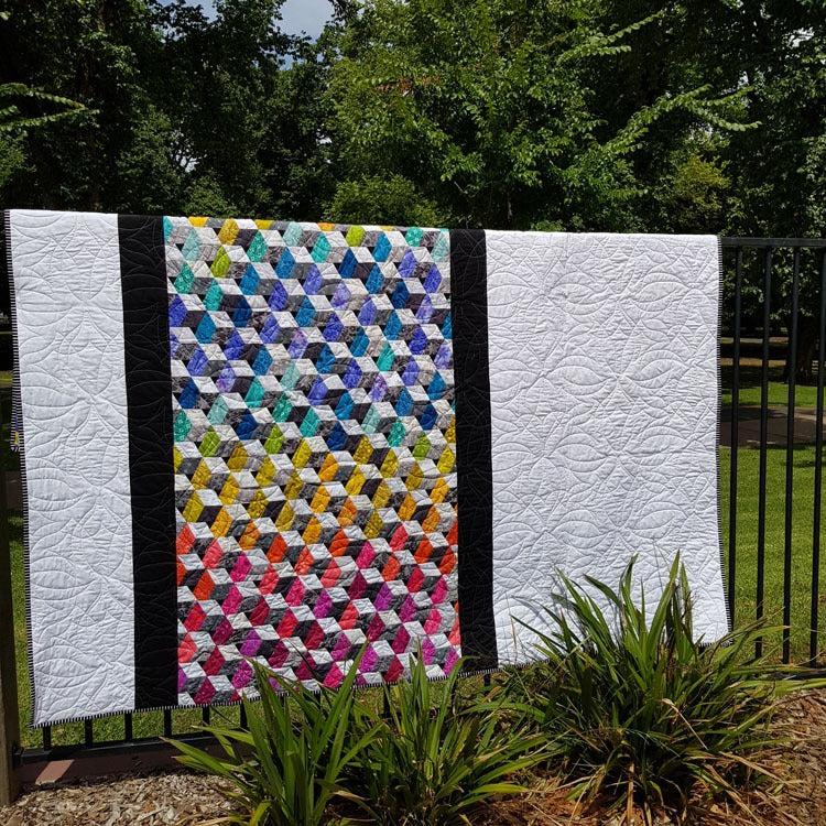 Refraction Quilt EPP Pattern Set – Strawberry Quiltcake