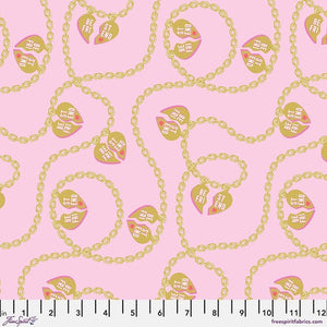 Besties Little Charmer Blossom Metallic Yardage