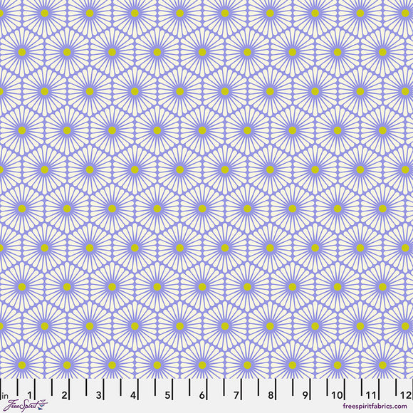 Besties Daisy Chain Bluebell Yardage