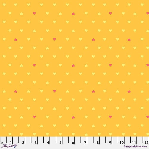 Besties Unconditional Love Buttercup Yardage