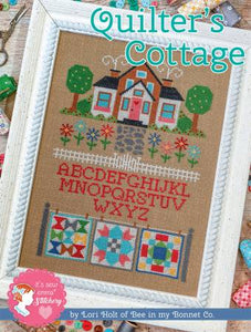 Quilter's Cottage Cross Stitch Kit by Lori Holt