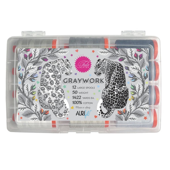 Pre-Order Graywork Large Aurifil Thread by Tula Pink