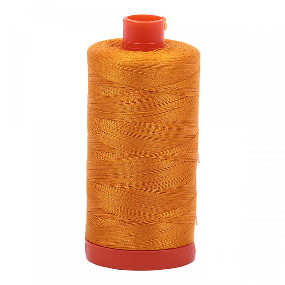 Aurifil Large Spool 50wt. Thread Yellow Orange