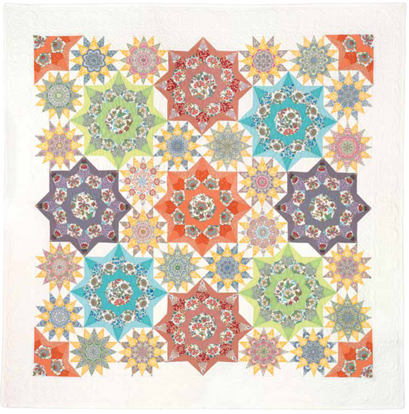 Celestial Star Quilt EPP Pattern Set – Strawberry Quiltcake