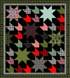 Cozy and Warm Quilt Kit featuring Holiday Homies Flannel by Tula Pink