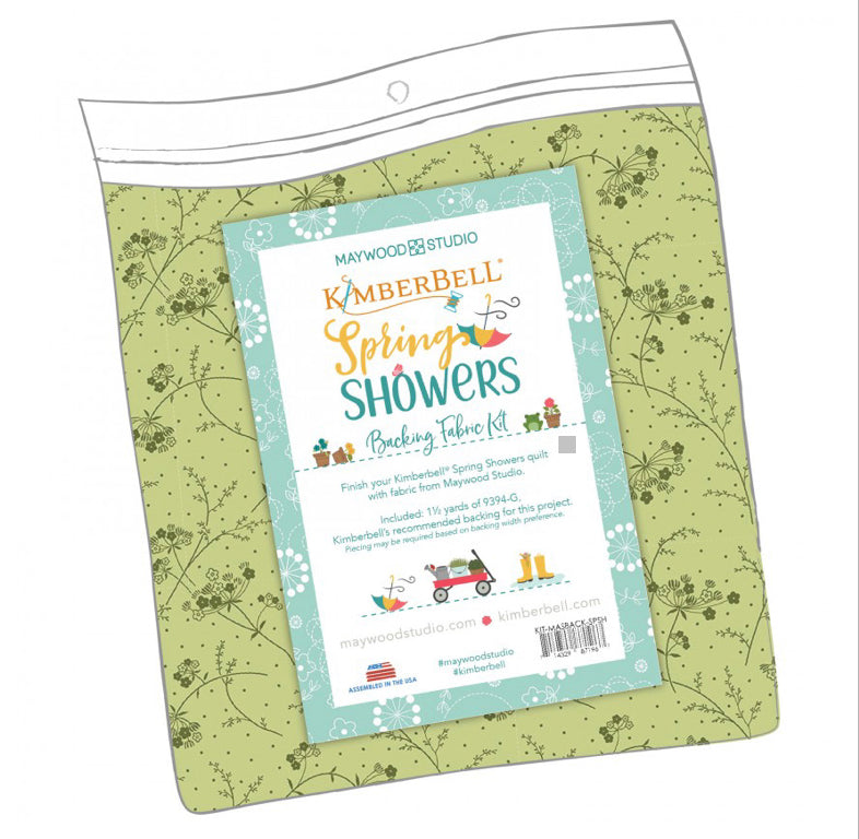 Spring Showers Quilt Kit - EMBROIDERY – Strawberry Quiltcake