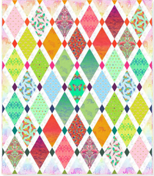 Tumble Quilt Kit featuring Daydreamer by Tula Pink