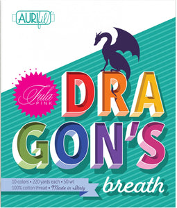 Dragon's Breath Small Aurifil Thread Set by Tula Pink
