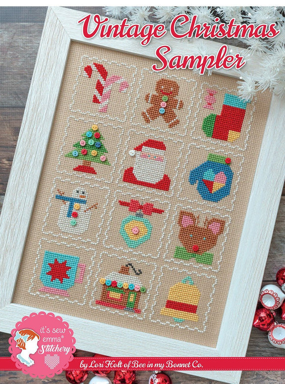 PRE-ORDER Vintage Christmas Sampler Cross Stitch Set