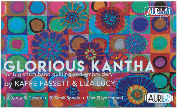 Aurifil Glorious Kantha Collection by Kaffe Fassett & Liza Lucy