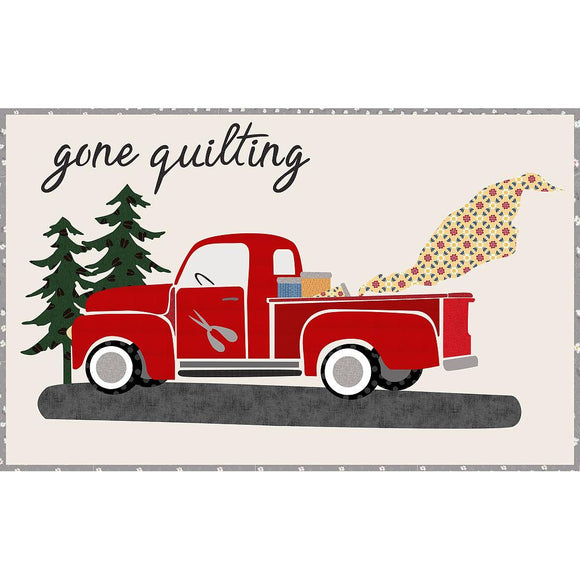 Gone Quilting Firehouse Red Quilt Kit