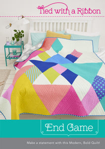 PRE-ORDER End Game Quilt Kit featuring Tula Pink Solids