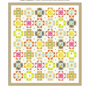 PRE-ORDER Storybook Castle Quilt Kit featuring Far Far Away 2 by Heather Ross