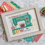 PRE-ORDER Sew She Did Cross Stitch Kit by Lori Holt