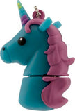 PRE-ORDER Tula Pink USB Unicorn Blue 16 gb