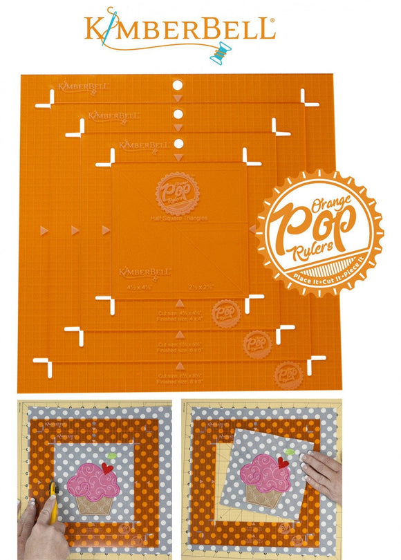 Orange Pop Rulers Square Set by Kimberbell Designs
