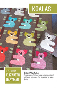 PRE-ORDER Koalas Quilt Pattern by Elizabeth Hartman