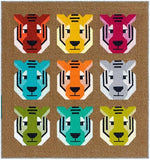 PRE-ORDER Antonia Tiger Quilt Kit by Elizabeth Hartman