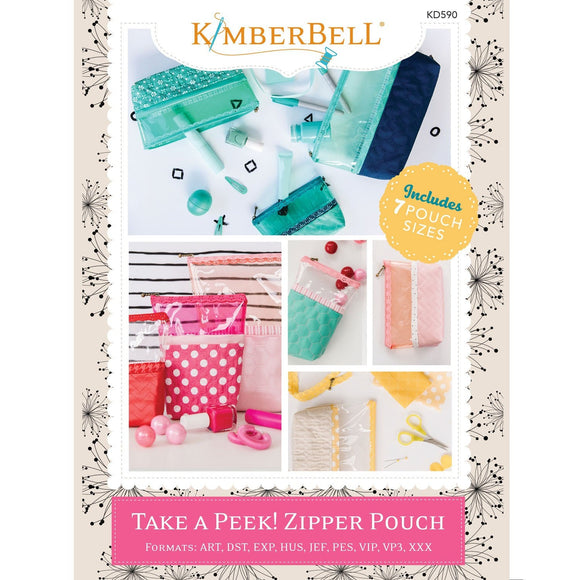 Take a Peek Zipper Pouch CD by Kimberbell