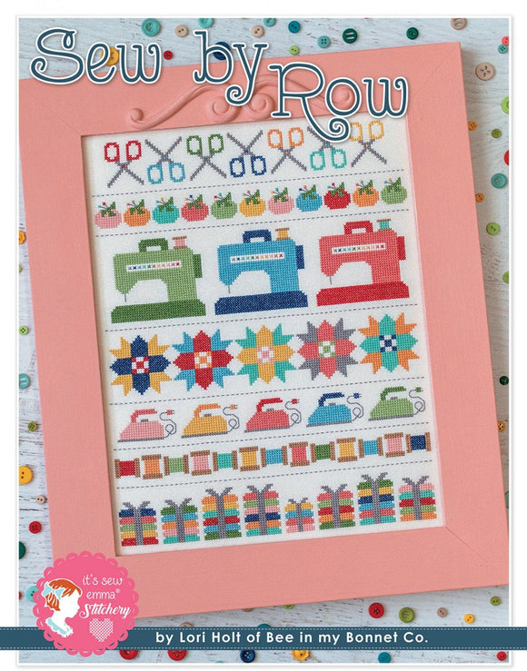PRE-ORDER Sew By Row Cross Stitch Kit by Lori Holt