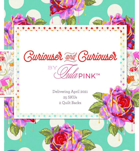 SALE - Tula retailer Pink Curiouser and Curiouser FQ collection - 25 pc.