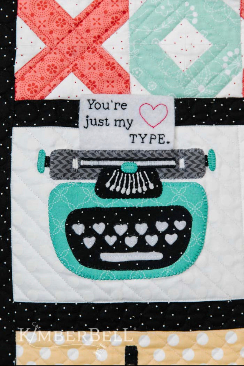 Kimberbell Love Notes Fabric outlet Kit - Quilt Top Kit