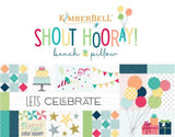 Shout Hooray Bench Pillow Embroidery Kit