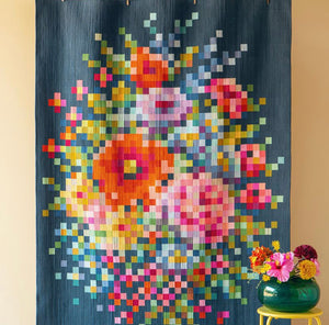 Embroidery Flower Quilt Kit